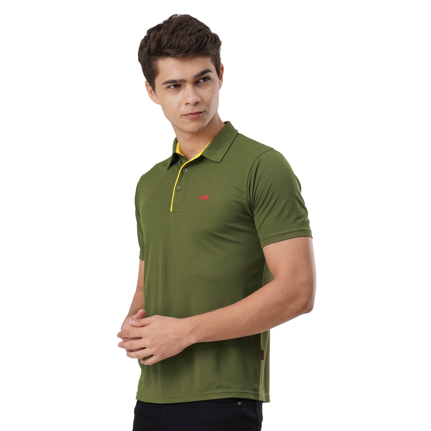 FB Green Checker Polo