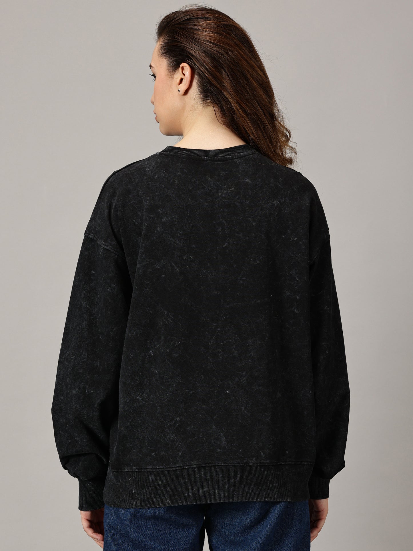 FB Electric Soul Oversized Black Sweatshirt