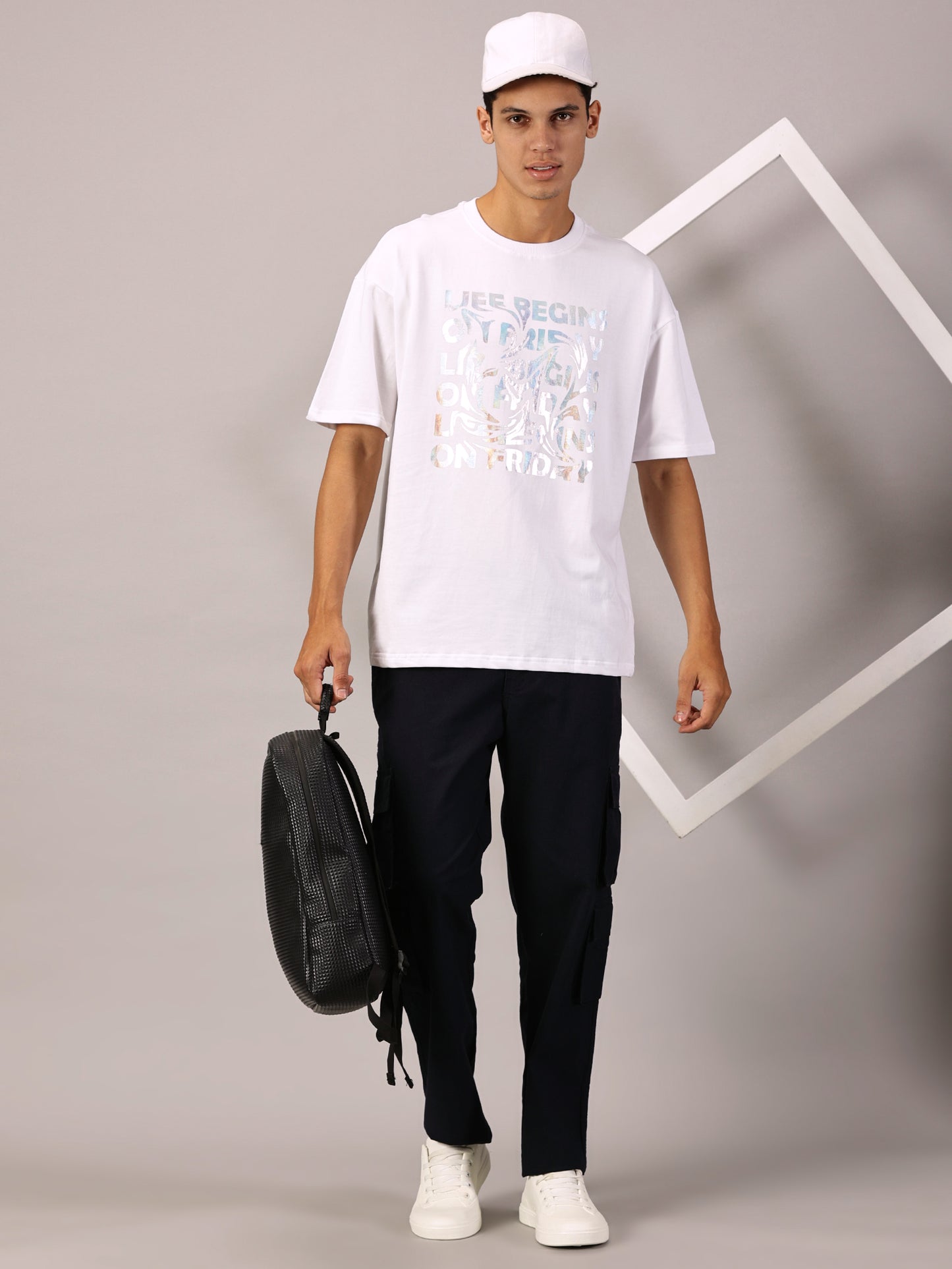 FB Life Begins On Friday Iridescent T Shirt