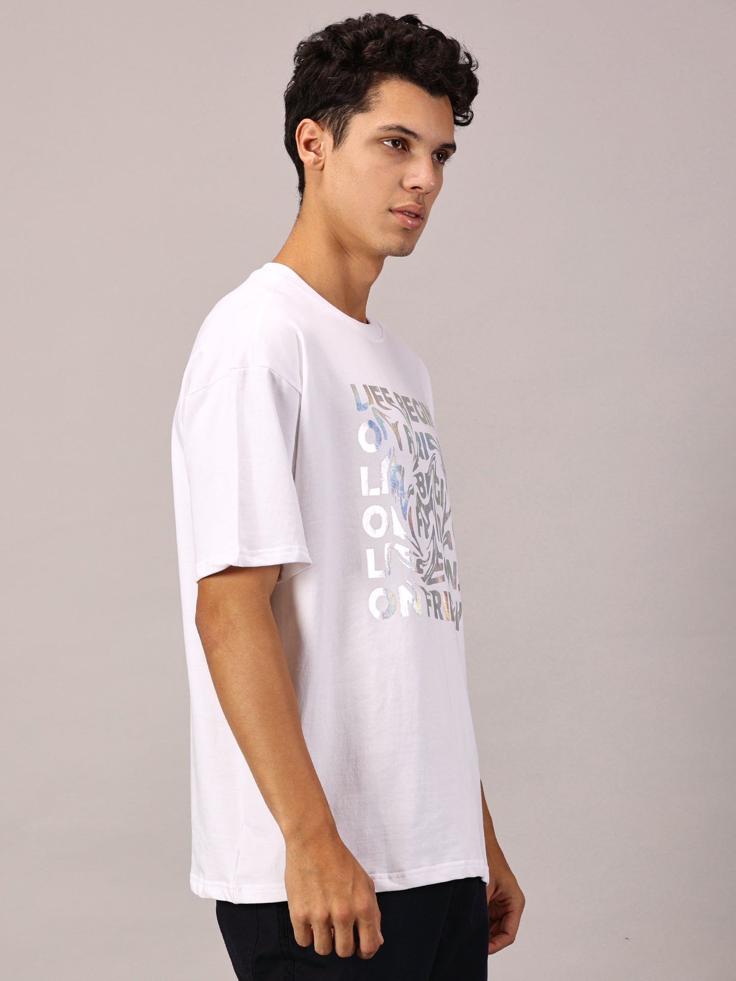 FB Life Begins On Friday Iridescent T Shirt