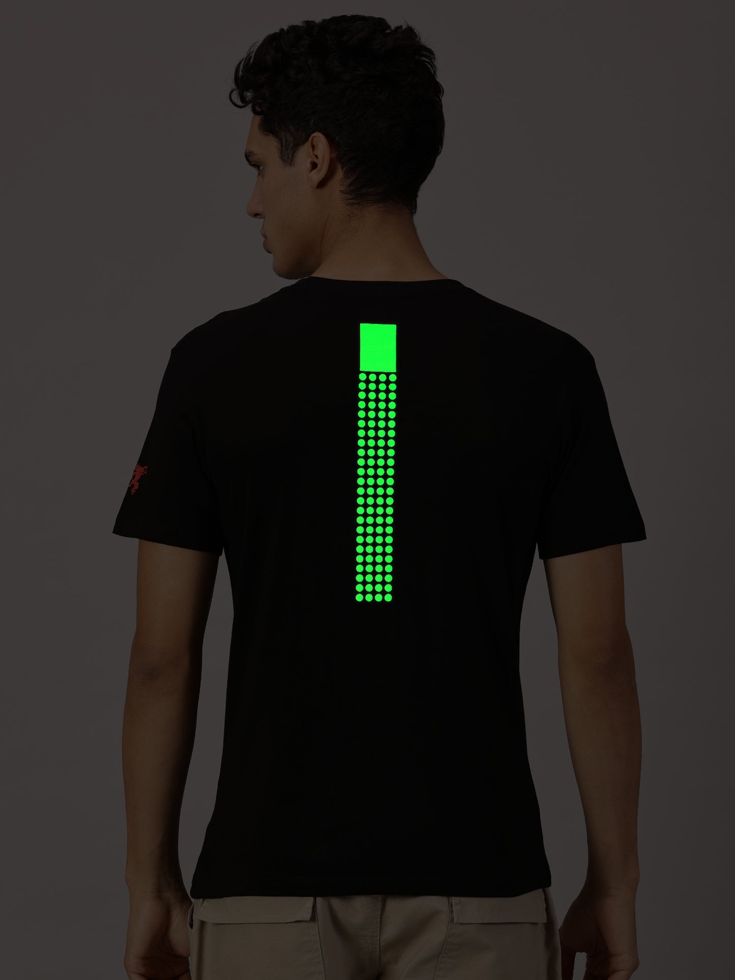 FB Glow in Dark Where' The Fireball Ignite The Night Black T Shirt