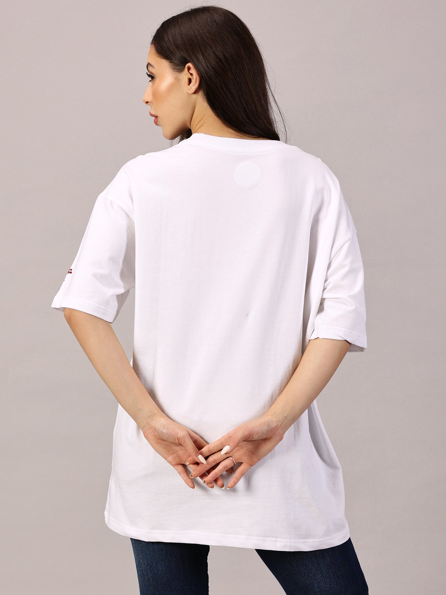 FB Electric Soul Oversized White T Shirt