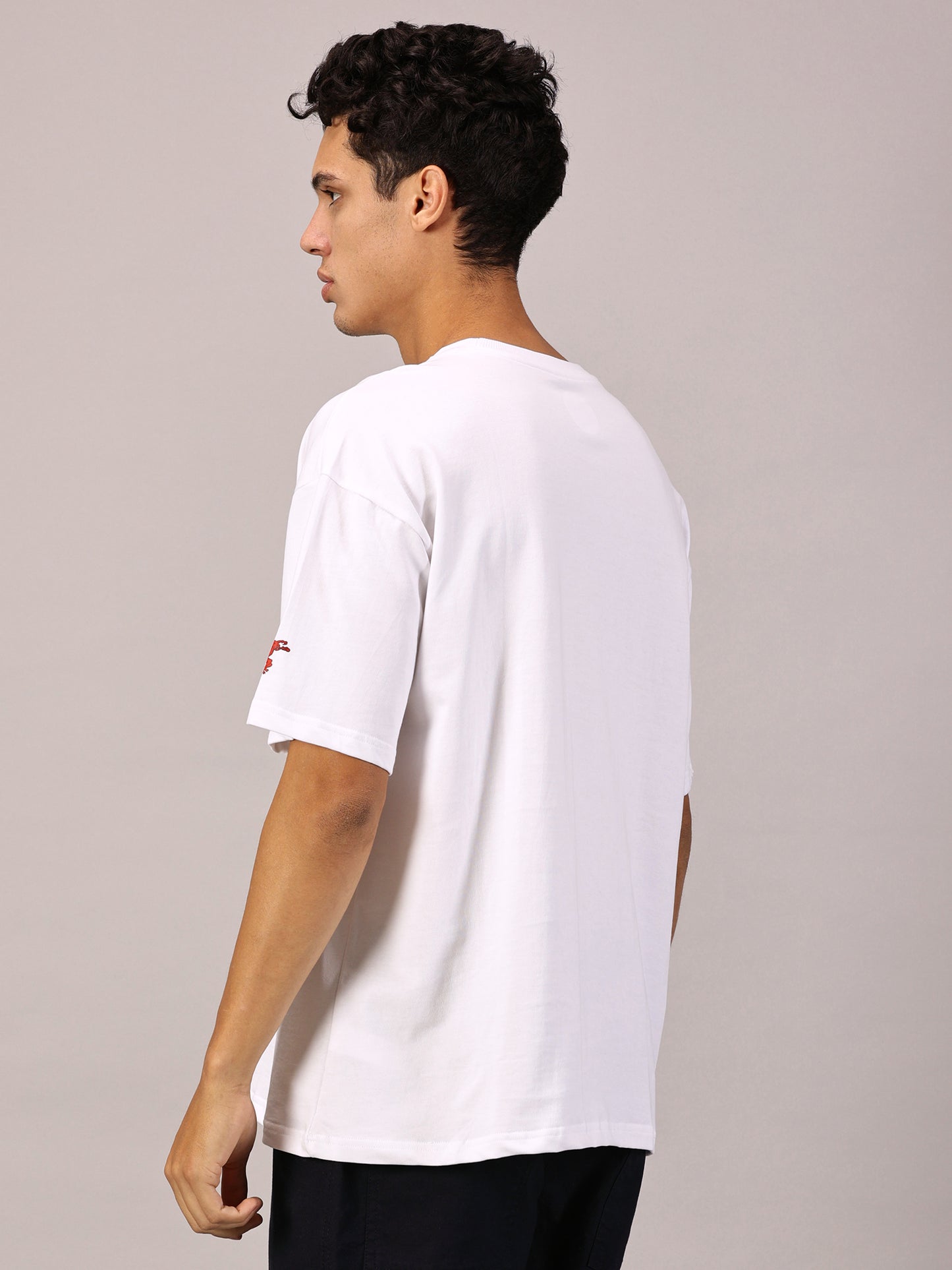 FB Electric Soul Oversized White T Shirt