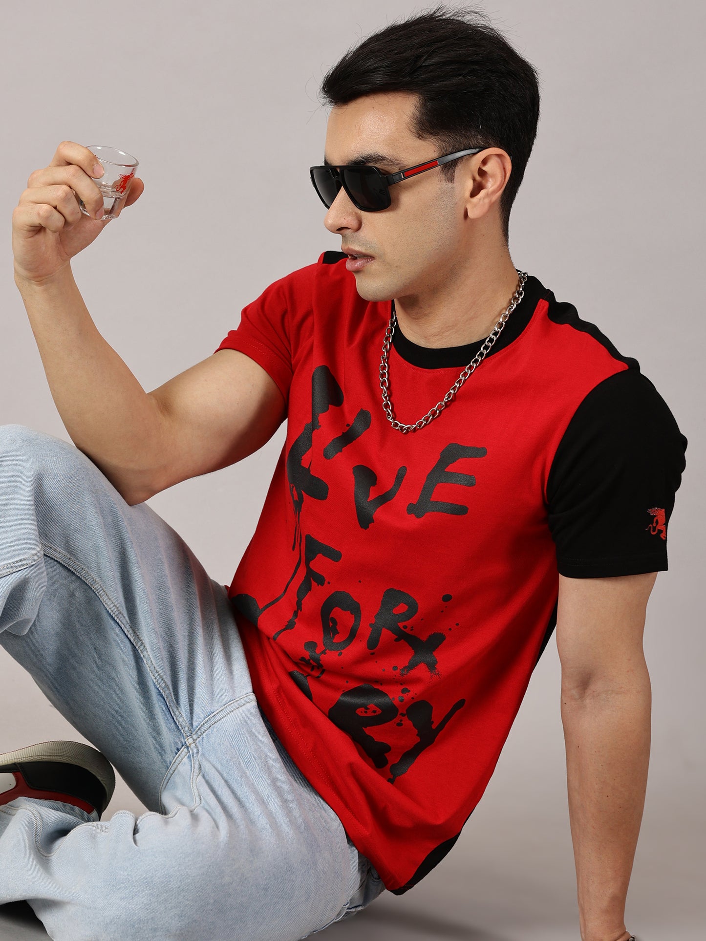 FB Live For Glory Red T Shirt