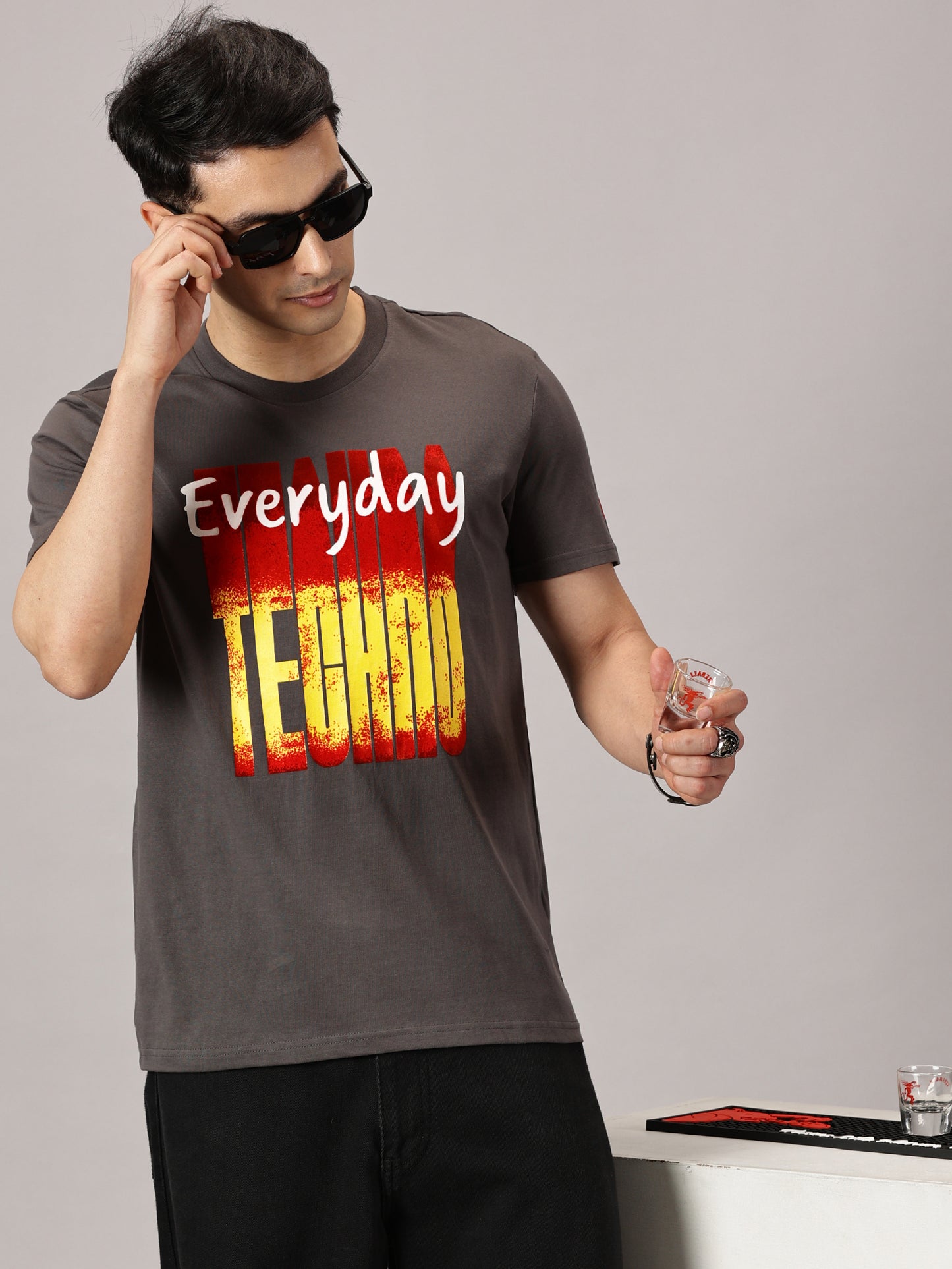 FB Everyday Techno Grey T Shirt