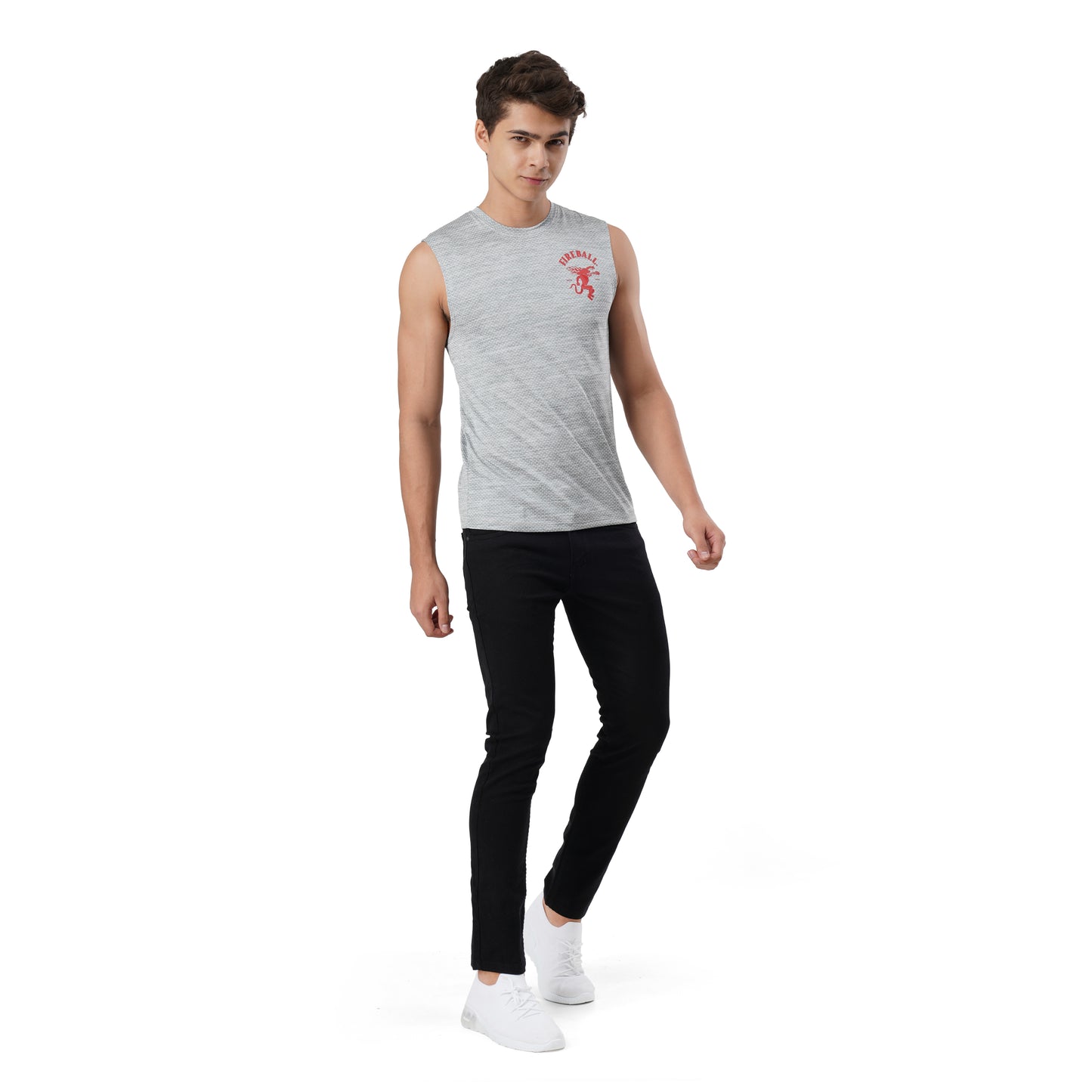 FB Grey Performance Muscle Tee