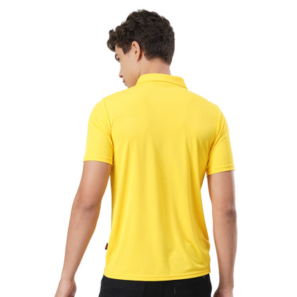 FB Yellow Checker Polo