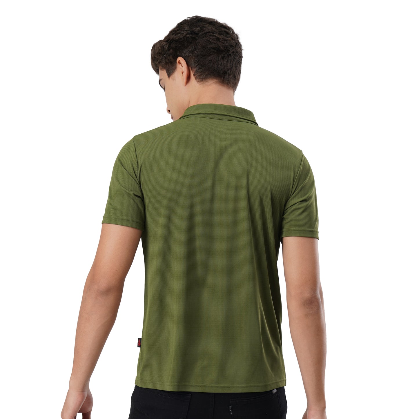 FB Green Checker Polo