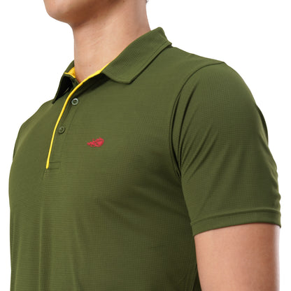 FB Green Checker Polo