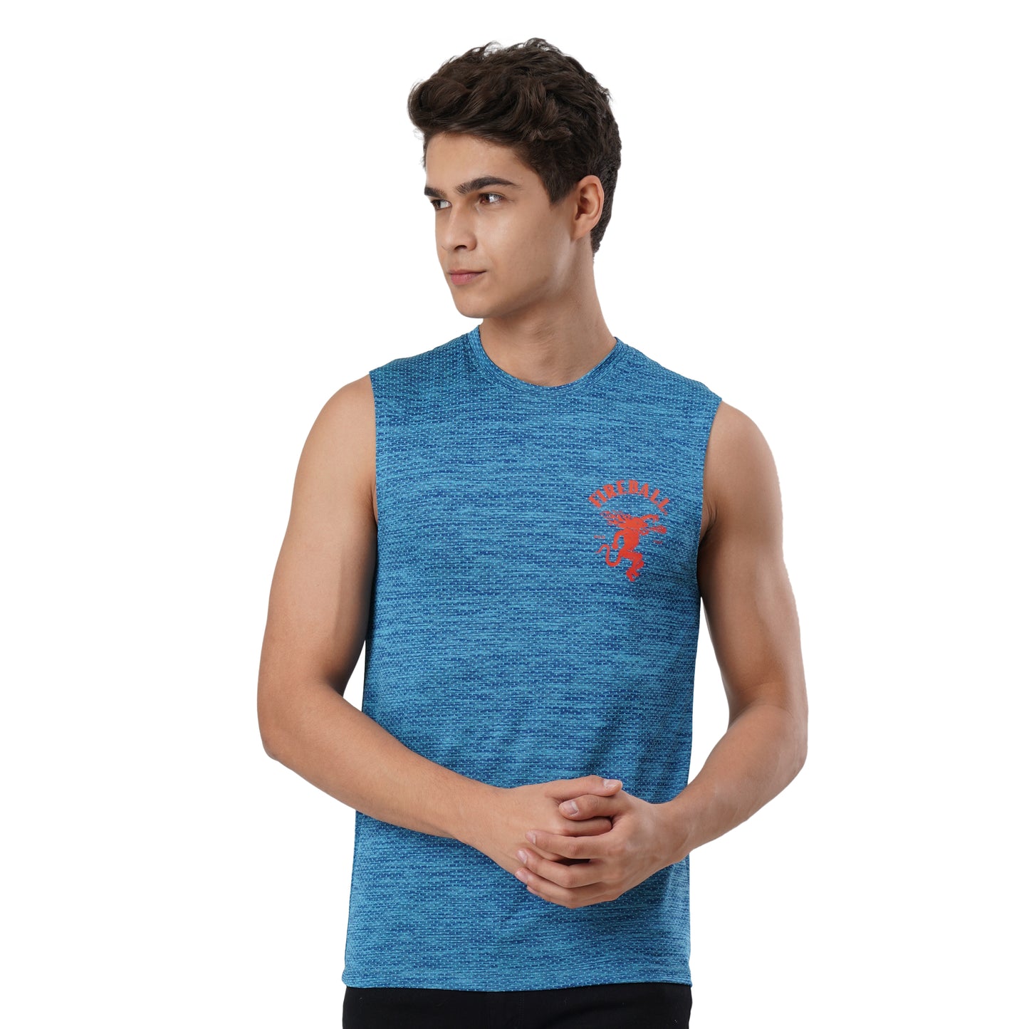 FB Blue Marine Performance Muscle Tee