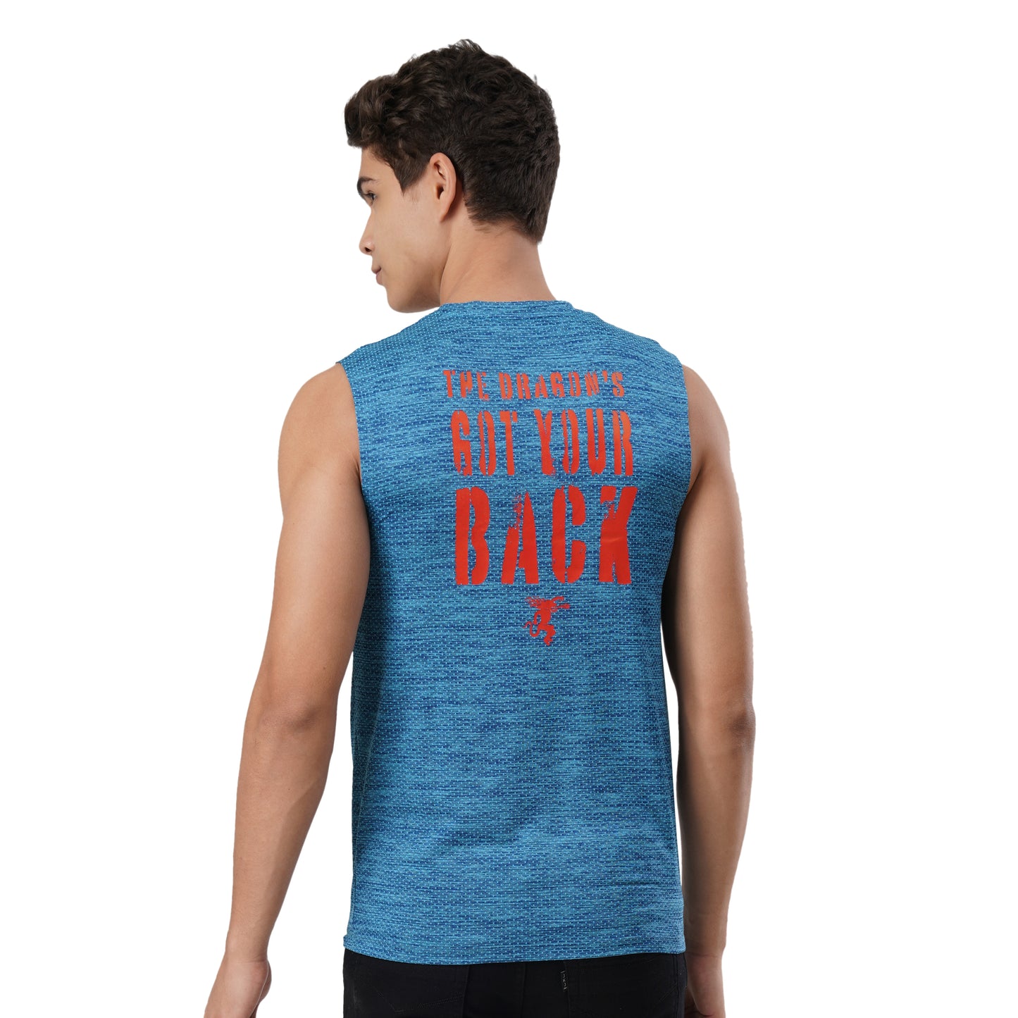 FB Blue Marine Performance Muscle Tee