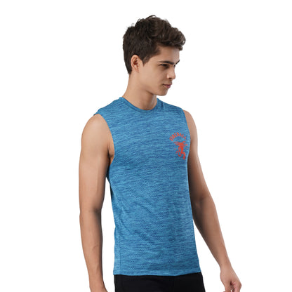 FB Blue Marine Performance Muscle Tee