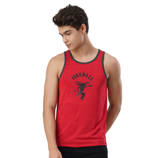 FB Red Peformance Tank Top