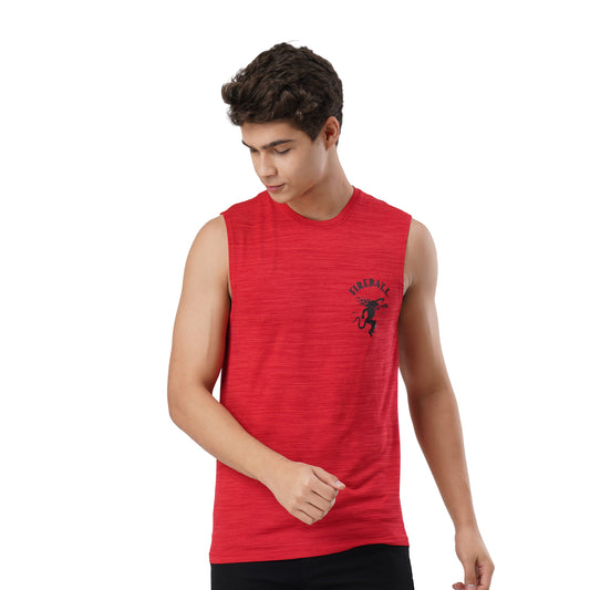 FB Red Performance Muscle Tee