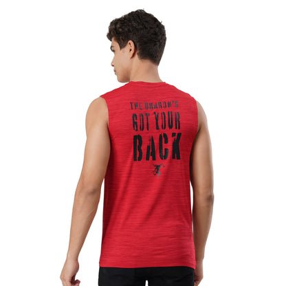 FB Red Performance Muscle Tee