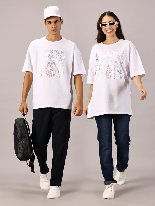 FB Life Begins On Friday Iridescent T Shirt