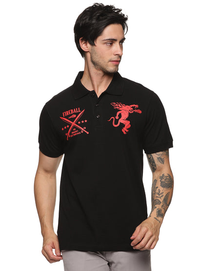 FB Black Sword & Dragon Polo