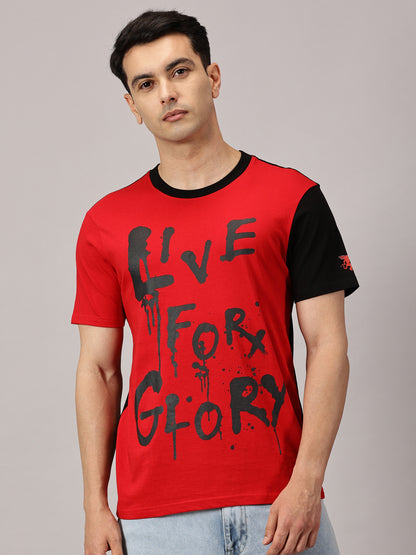FB Live For Glory Red T Shirt