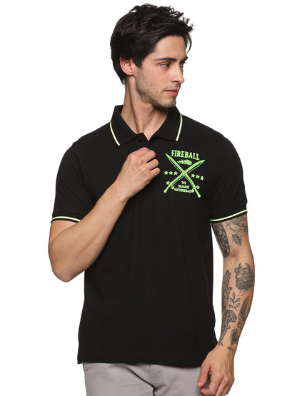 FB Black Sword Tufting Polo