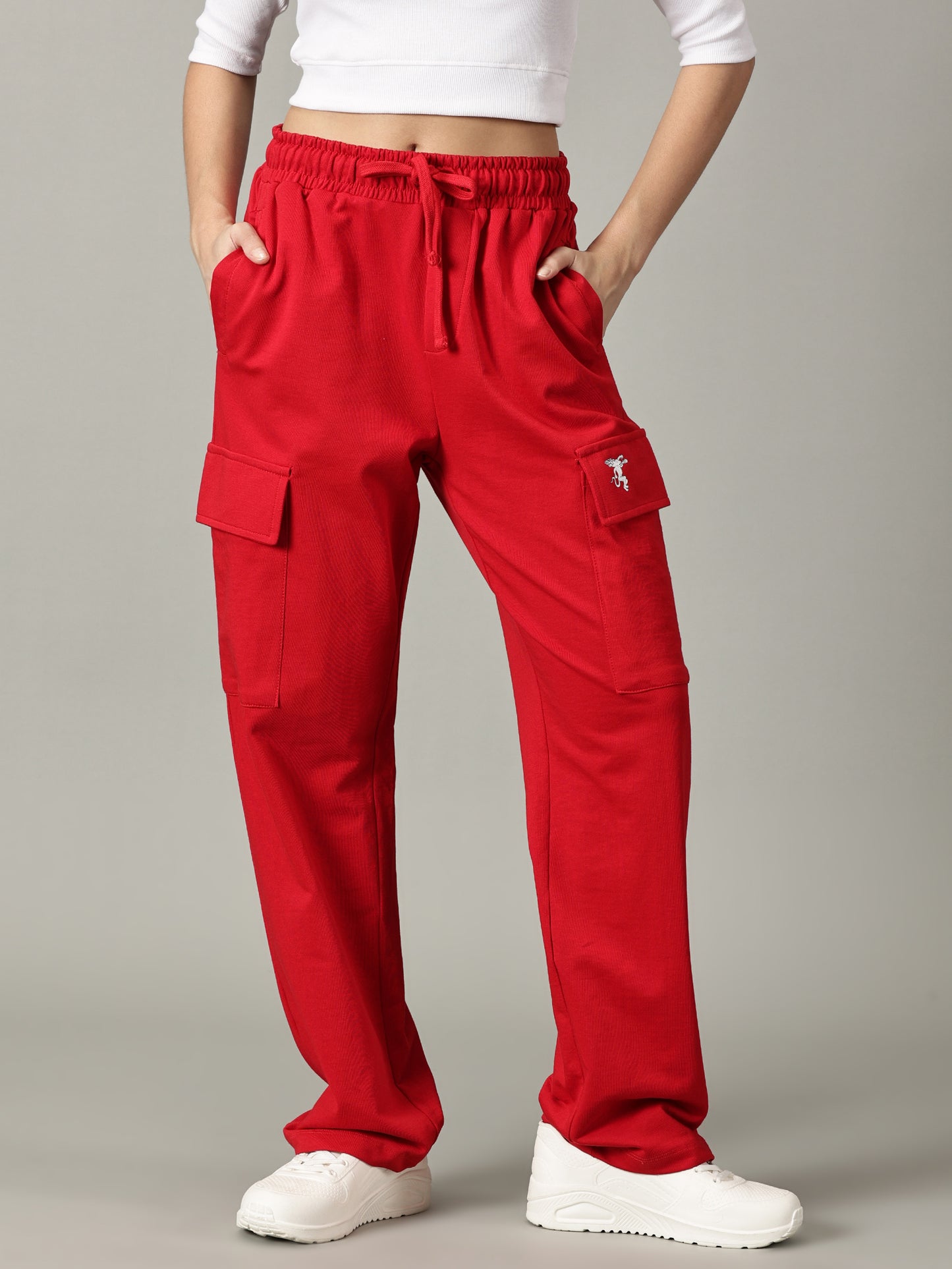 FB Unisex Red Cargo Trouser