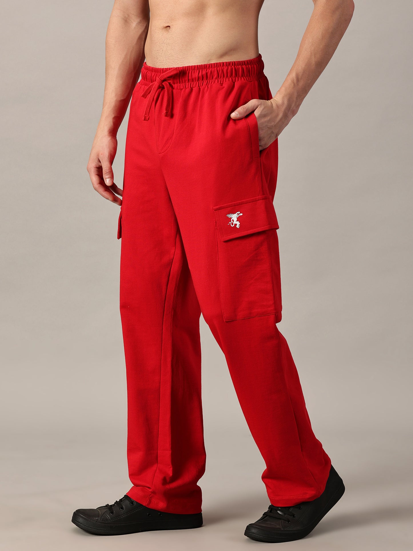 FB Unisex Red Cargo Trouser