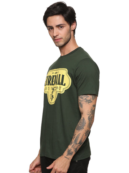 FB Green S/Slv Fireball T Shirt