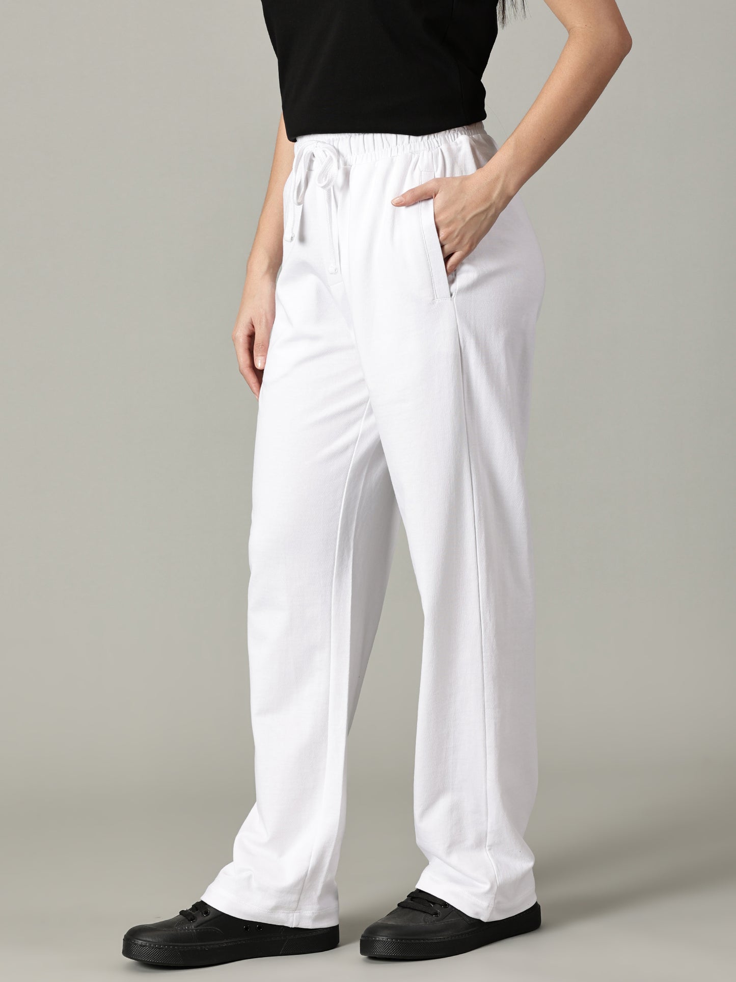 FB Unisex White Trouser
