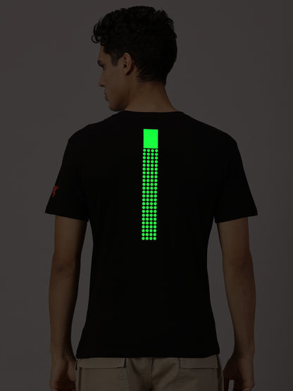 FB Glow in Dark  Where' The Fireball Ignite The Night Black T Shirt