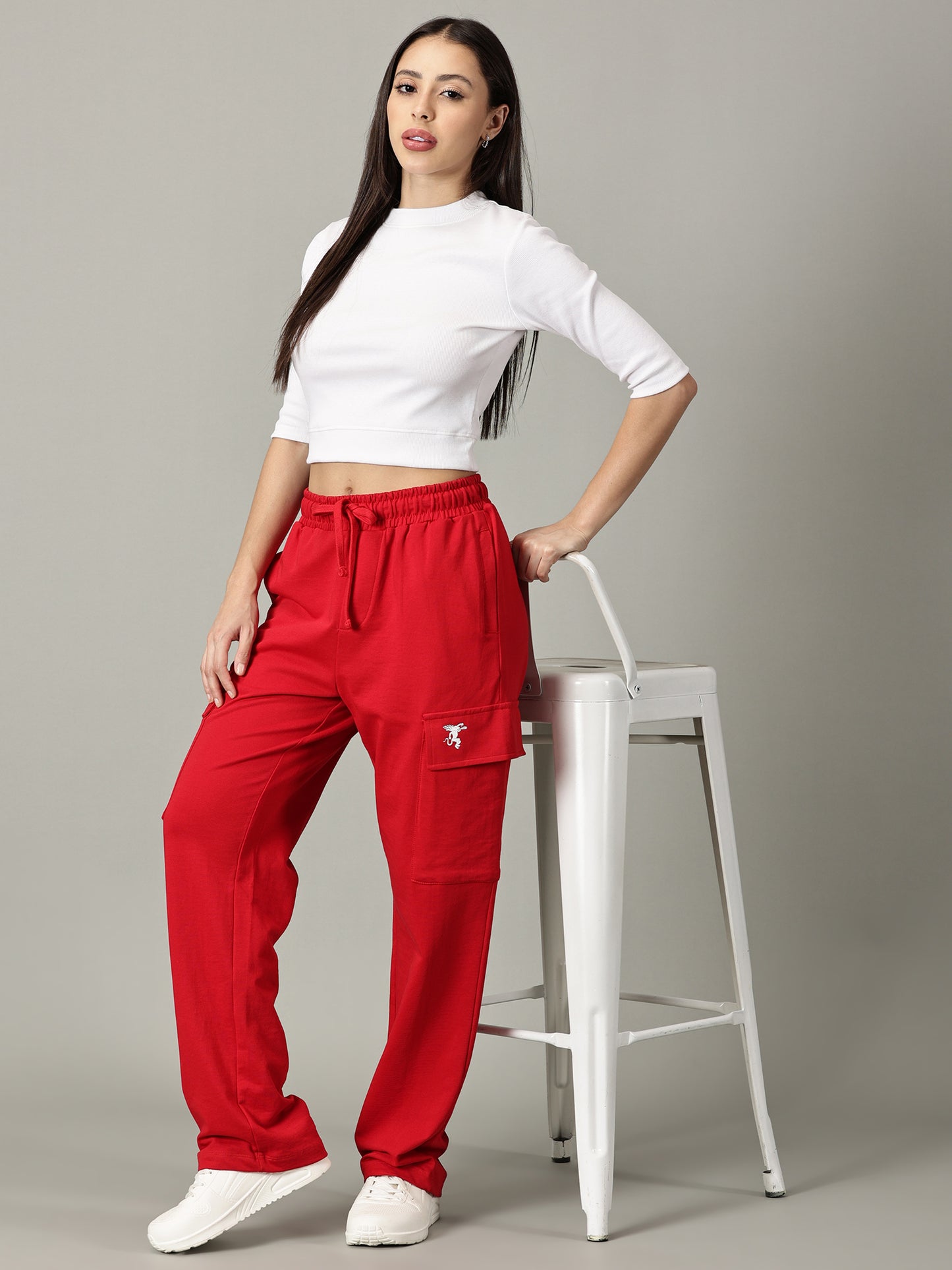 FB Unisex Red Cargo Trouser