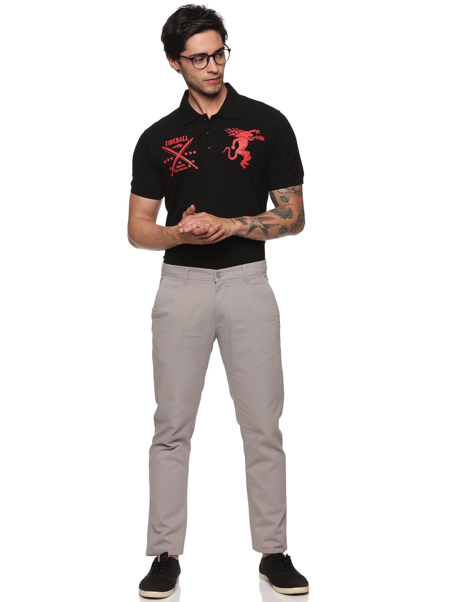 FB Black Sword & Dragon Polo