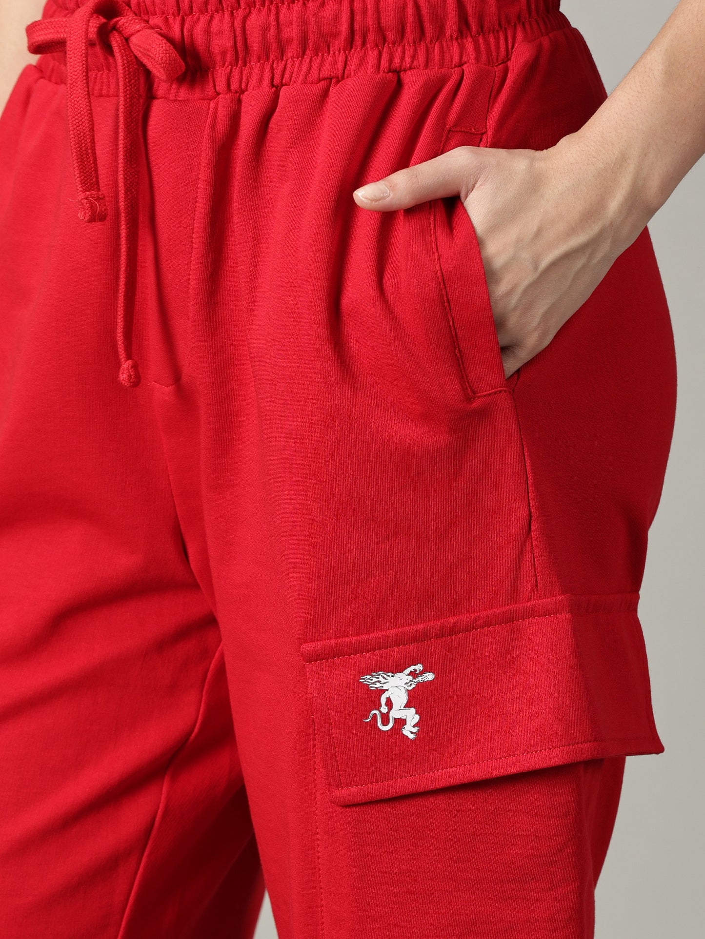 FB Unisex Red Cargo Trouser
