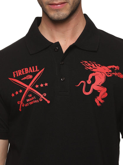 FB Black Sword & Dragon Polo