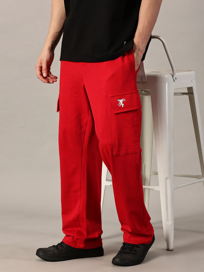 FB Unisex Red Cargo Trouser