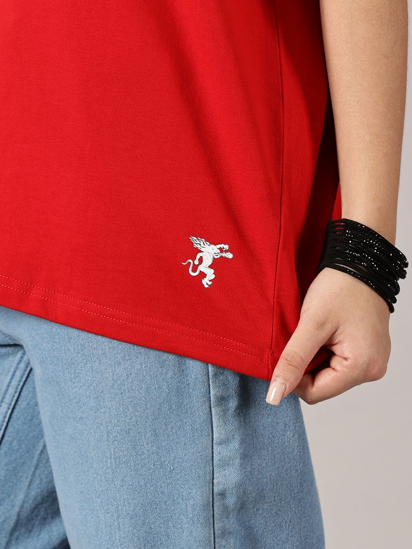 FB Get The Fire Out Oversized Red T Shirt