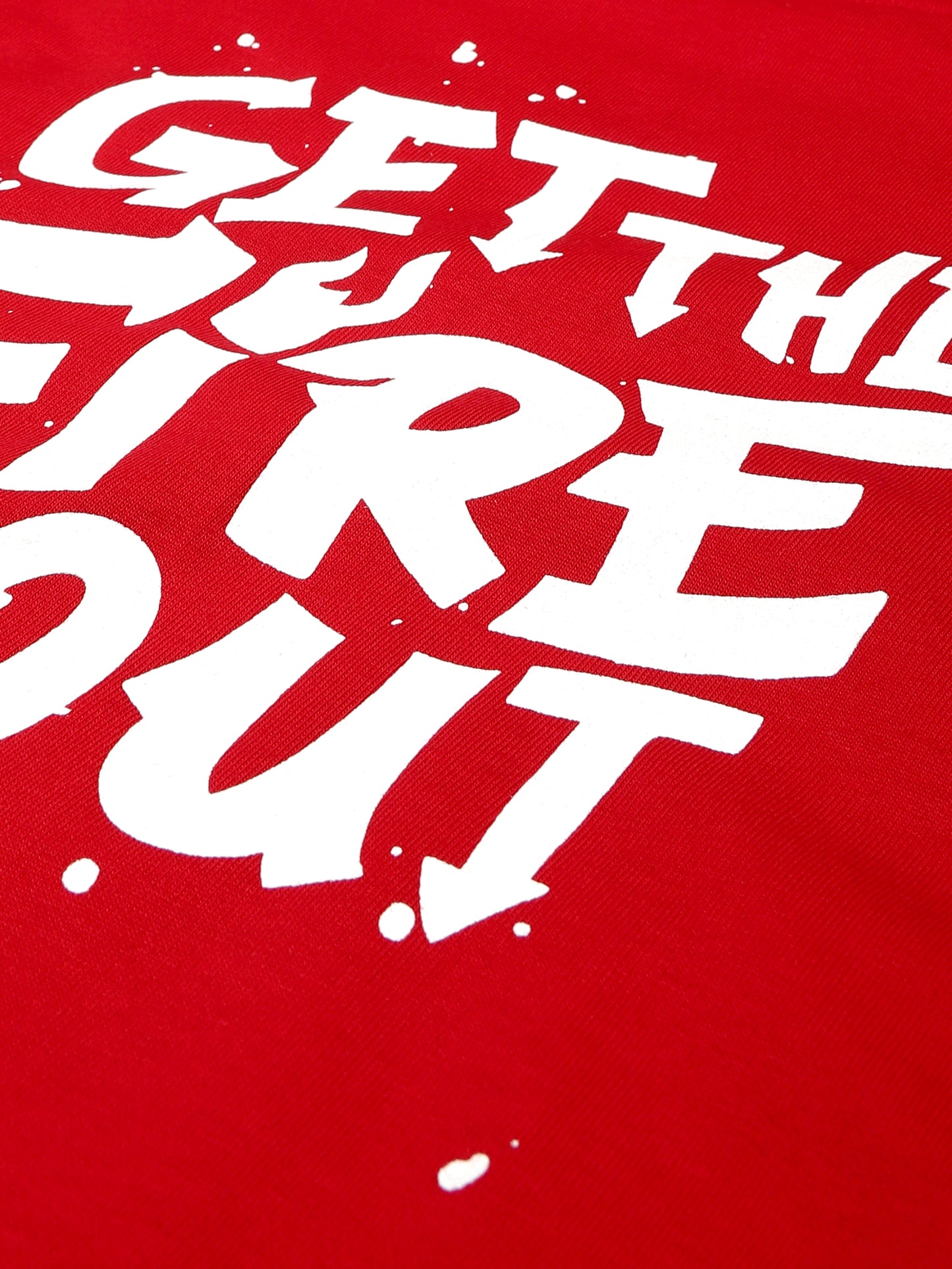 FB Get The Fire Out Oversized Red T Shirt
