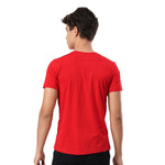 Load image into Gallery viewer, Round Neck Red Fireball  Logo Rise Beyond T-shirt
