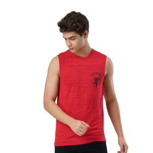 Performance Muscle Tee Red