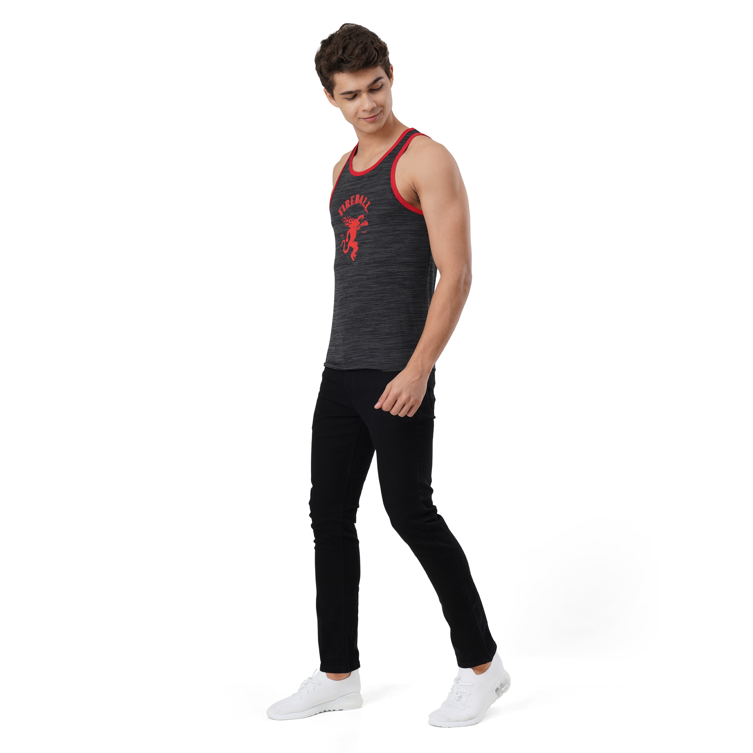 Peformance Tank Top Fb Black